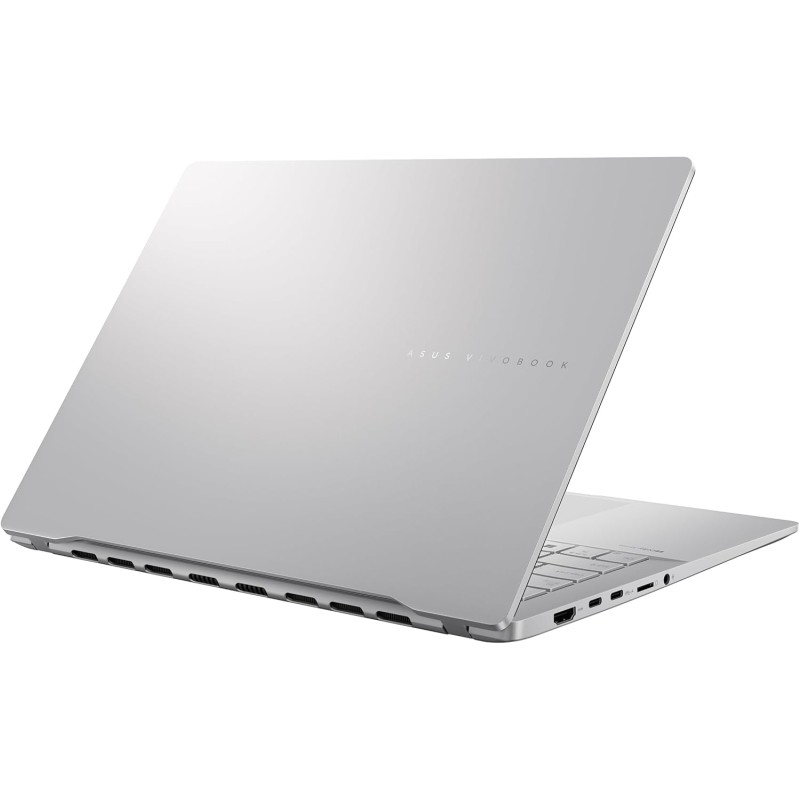 ASUS Vivobook S 14 OLED M5406WA#B08H1KCVGC, Notebook in alluminio con Monitor 14" OLED Anti-glare, Copilot+ PC, Processore AMD Ryzen AI 9 HX 370, RAM 32GB, 1TB SSD PCIE, Windows 11 Home, Argento - RAM 32GB / 1TB SSD