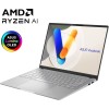 ASUS Vivobook S 14 OLED M5406WA#B08H1KCVGC, Notebook in alluminio con Monitor 14" OLED Anti-glare, Copilot+ PC, Processore AMD Ryzen AI 9 HX 370, RAM 32GB, 1TB SSD PCIE, Windows 11 Home, Argento - RAM 32GB / 1TB SSD