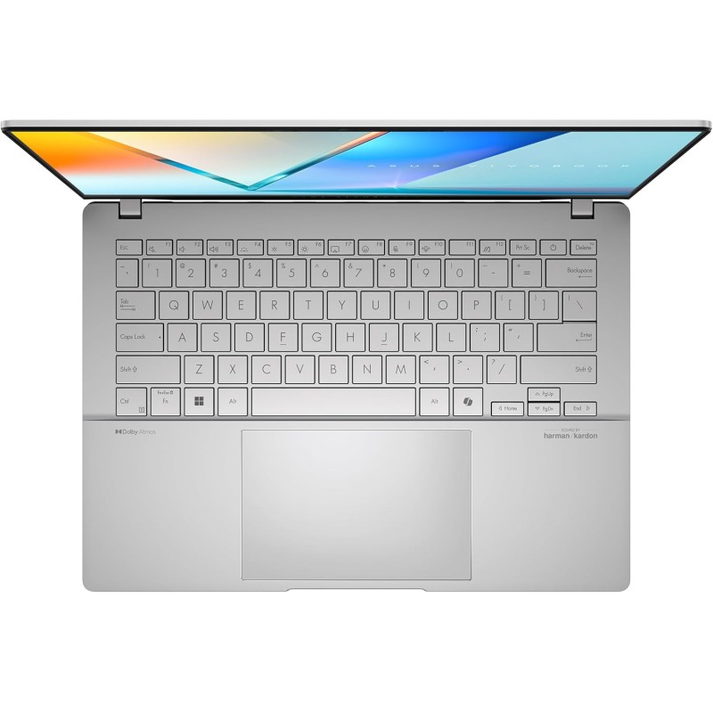 ASUS Vivobook S 14 OLED M5406WA#B08H1KCVGC, Notebook in alluminio con Monitor 14" OLED Anti-glare, Copilot+ PC, Processore AMD Ryzen AI 9 HX 370, RAM 32GB, 1TB SSD PCIE, Windows 11 Home, Argento - RAM 32GB / 1TB SSD