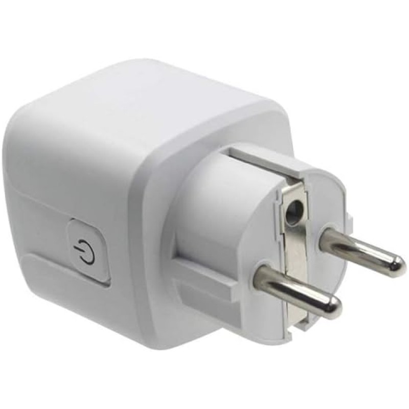 Spine intelligente PNI SmartHome WP800 Controllo Internet WiFi, App Tuya Smart, compatibile con Amazon Alexa e Google Home, Bianco