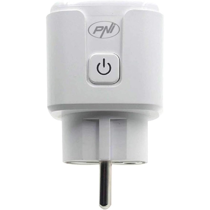 Spine intelligente PNI SmartHome WP800 Controllo Internet WiFi, App Tuya Smart, compatibile con Amazon Alexa e Google Home, Bianco