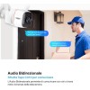 TP-Link Tapo C310 Telecamera Wi-Fi Esterno FHD 1296P, Telecamera IP di Sorveglianza, Notifiche in Tempo Reale, Visione Notturna fino 30m, Impermeabile IP66, 2 Vie Audio, Compatibile con Alexa