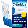 Test di Gravidanza Clearblue Rilevazione Rapida Maxiformato, Risultato Rapido, anche in 1 minuto*, 3 Test