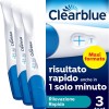Test di Gravidanza Clearblue Rilevazione Rapida Maxiformato, Risultato Rapido, anche in 1 minuto*, 3 Test