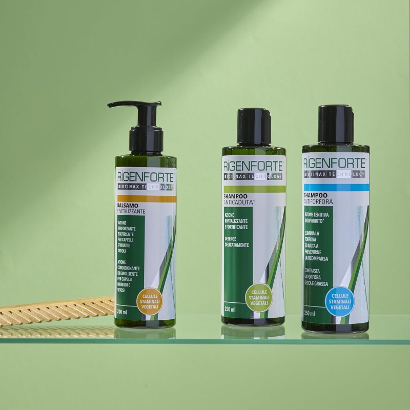 ESI - Rigenforte Shampoo Antiforfora con Biotinax, Contrasta la Forfora dei Capelli e il Sebo in Accesso, Deterge Delicatamente e Migliora la Salute del Capello, Dermatologicamente Testato, 250 ml - 250 ml (Confezione da 1) ESI - Rigenforte Shampoo Antiforfora con Biotinax, Contrasta la Forfora dei Capelli e il Sebo in Accesso, Deterge Delicatamente e Migliora la Salute del Capello, Dermatologicamente Testato, 250 ml - 250 ml (Confezione da 1)