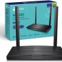 TP-Link Archer VR400 Modem Router Wi-Fi Dual-Band AC1200Mbps, VDSL2 Profilo 17a, VDSL/FTTC/FTTS/ADSL, 4 Porte Gigabit, 1 USB, RJ11, Tecnologia OneMesh, MU-MIMO, Beamforming, QoS, Non adatto per VoIP