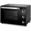 De'Longhi Forno Elettrico EO40112.BK con 5 livelli di Cottura da 40L, Friggitrice ad Aria, Dotato di Timer e Luce interna, Termostato Temperatura 80-230°C,Doppio Vetro, Include Teglia e Griglia, Nero - 40 Litri De'Longhi Forno Elettrico EO40112.BK con 5 livelli di Cottura da 40L, Friggitrice ad Aria, Dotato di Timer e Luce interna, Termostato Temperatura 80-230°C,Doppio Vetro, Include Teglia e Griglia, Nero - 40 Litri