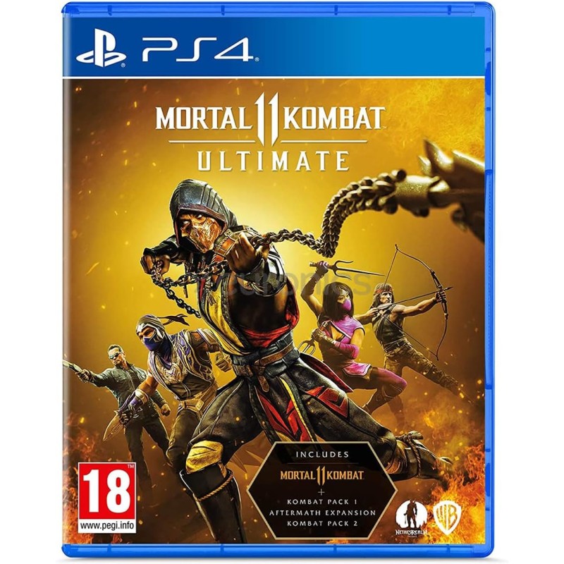 Mortal Kombat 11 - Ultimate Edition (Includes Kombat Pack 1 & 2 + Aftermath Expansion) PS4 - Ultimate - PlayStation 4 Mortal Kombat 11 - Ultimate Edition (Includes Kombat Pack 1 & 2 + Aftermath Expansion) PS4 - Ultimate - PlayStation 4