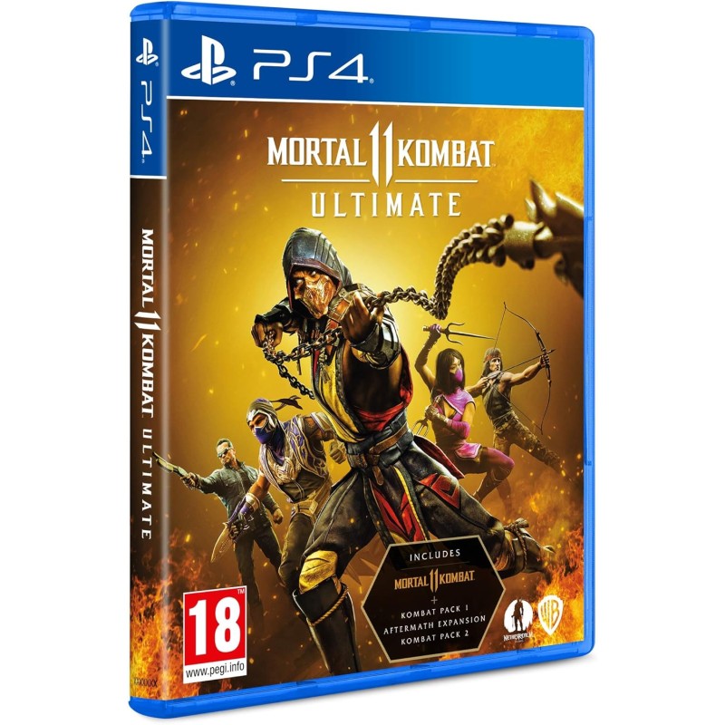 Mortal Kombat 11 - Ultimate Edition (Includes Kombat Pack 1 & 2 + Aftermath Expansion) PS4 - Ultimate - PlayStation 4 Mortal Kombat 11 - Ultimate Edition (Includes Kombat Pack 1 & 2 + Aftermath Expansion) PS4 - Ultimate - PlayStation 4