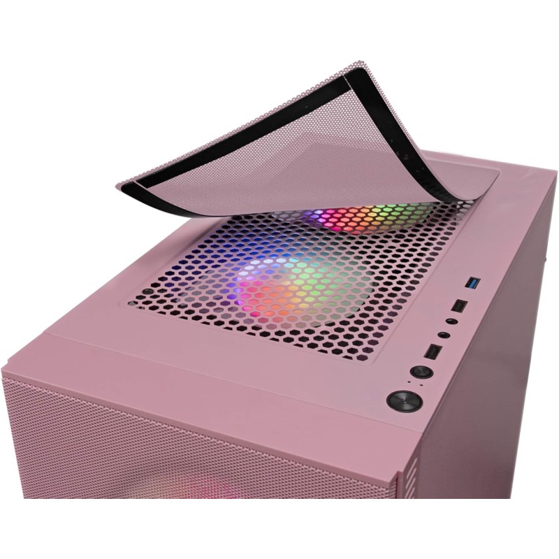 Mars Gaming MCZ, Premium Compact PC Custodia per PC, MicroATX, Panel + Front Mesh, Rosa Mars Gaming MCZ, Premium Compact PC Custodia per PC, MicroATX, Panel + Front Mesh, Rosa