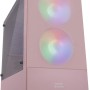 Mars Gaming MCZ, Premium Compact PC Custodia per PC, MicroATX, Panel + Front Mesh, Rosa