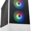 Mars Gaming MCZ, Premium Compact PC Custodia per PC, MicroATX, Panel + Front Mesh, Bianco