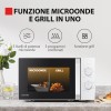 Toshiba MW2-MG20P(WH) 3-in-1 Forno Microonde Grill Combinato, 20 L, 5 Livelli di Potenza Regolabili, Timer, 800 W, Grill 1000 W, Bianco - Bianco Toshiba MW2-MG20P(WH) 3-in-1 Forno Microonde Grill Combinato, 20 L, 5 Livelli di Potenza Regolabili, Timer, 800 W, Grill 1000 W, Bianco - Bianco