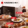 Toshiba MW2-MG20P(WH) 3-in-1 Forno Microonde Grill Combinato, 20 L, 5 Livelli di Potenza Regolabili, Timer, 800 W, Grill 1000 W, Bianco - Bianco Toshiba MW2-MG20P(WH) 3-in-1 Forno Microonde Grill Combinato, 20 L, 5 Livelli di Potenza Regolabili, Timer, 800 W, Grill 1000 W, Bianco - Bianco