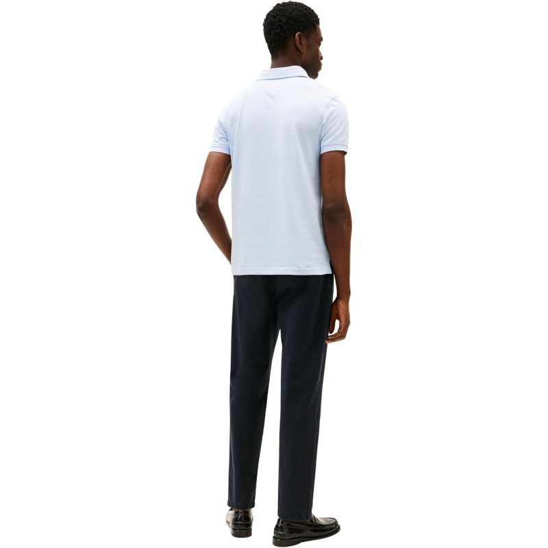 Tommy Hilfiger Uomo Maglietta Polo Maniche Corte 1985 Slim Fit - 3XL Blu (Breezy Blue) Tommy Hilfiger Uomo Maglietta Polo Maniche Corte 1985 Slim Fit - 3XL Blu (Breezy Blue)