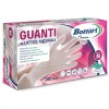 Bottari Guanti in Lattice Monouso con Talco, Confezione da 100 Pezzi, Taglia M, Resistenti e Comodi