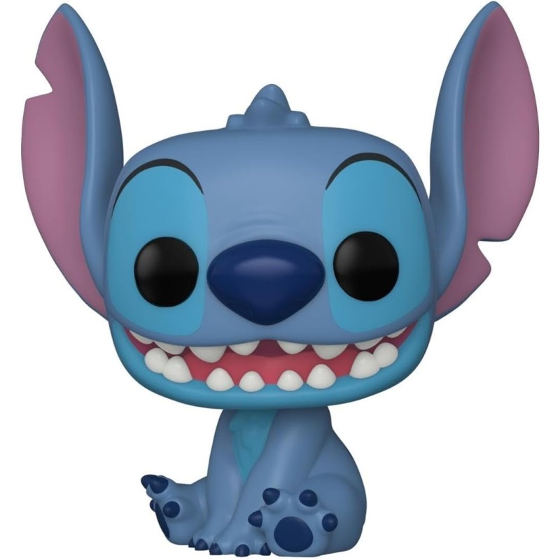 Funko Pop! Disney: Smiling Seated Stitch - Disney: Lilo & Stitch - Figura in Vinile da Collezione - Idea Regalo - Merchandising Ufficiale - Giocattoli per Bambini e Adulti - Movies Fans
