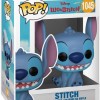 Funko Pop! Disney: Smiling Seated Stitch - Disney: Lilo & Stitch - Figura in Vinile da Collezione - Idea Regalo - Merchandising Ufficiale - Giocattoli per Bambini e Adulti - Movies Fans