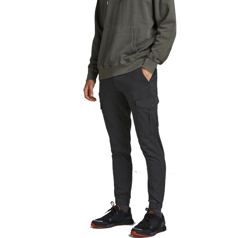 JACK & JONES Jjimarco Jjjoe Cuffed AKM Dusty Olive Jeans Uomo - 36W / 32L Nero JACK & JONES Jjimarco Jjjoe Cuffed AKM Dusty Olive Jeans Uomo - 36W / 32L Nero