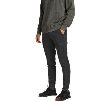 JACK & JONES JJIMARCO JJJOE CUFFED AKM BLACK, Jeans, Uomo, Nero, 34W/32L