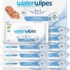 WaterWipes Salviette Umidificate, Salviette Neonato per Pelli Delicate, 99.9% di Acqua Purificata, Biodegradabile, 60 Unità (Confezione da 18) - 1080 unità (Confezione da 1)