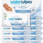 WaterWipes Salviette Umidificate, Salviette Neonato per Pelli Delicate, 99.9% di Acqua Purificata, Biodegradabile, 60 Unità (Confezione da 18) - 1080 unità (Confezione da 1)