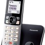 Panasonic KX-TG6851JTB Telefono Cordless Digitale, Unità Base e Ricevitore Singolo, ID Chiamante, Blocco Chiamate Indesiderate, Suoneria Categoria, Display LCD, Tastiera Illuminata, Nero - Singolo Nero