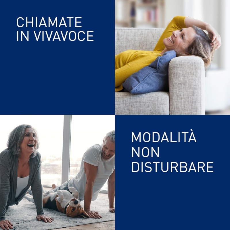 Panasonic KX-TG6862JTB Telefono Cordless Digitale con Segreteria Telefonica Digitale, Unità Base e 2 Ricevitori, ID Chiamante, Blocco Chiamate, Blocco Chiamate Automatiche, Display LCD, Nero - Duo Nero