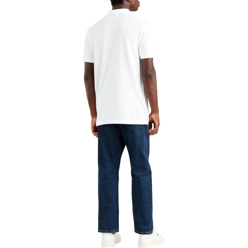 Levi's Housemark Polo T-Shirt Uomo - XL White + Levi's Housemark Polo T-Shirt Uomo - XL White +