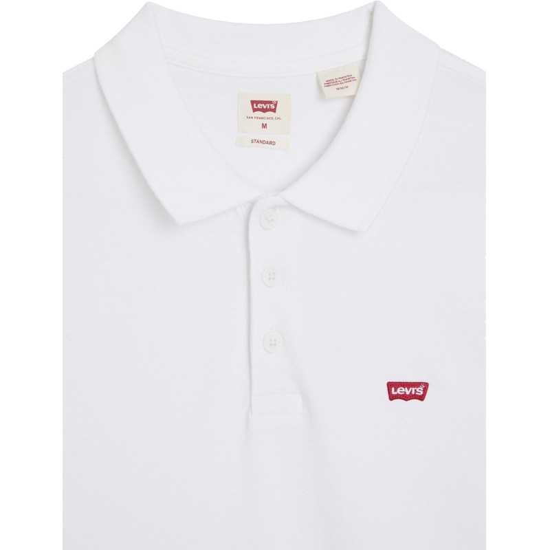 Levi's Housemark Polo T-Shirt Uomo - XL White + Levi's Housemark Polo T-Shirt Uomo - XL White +