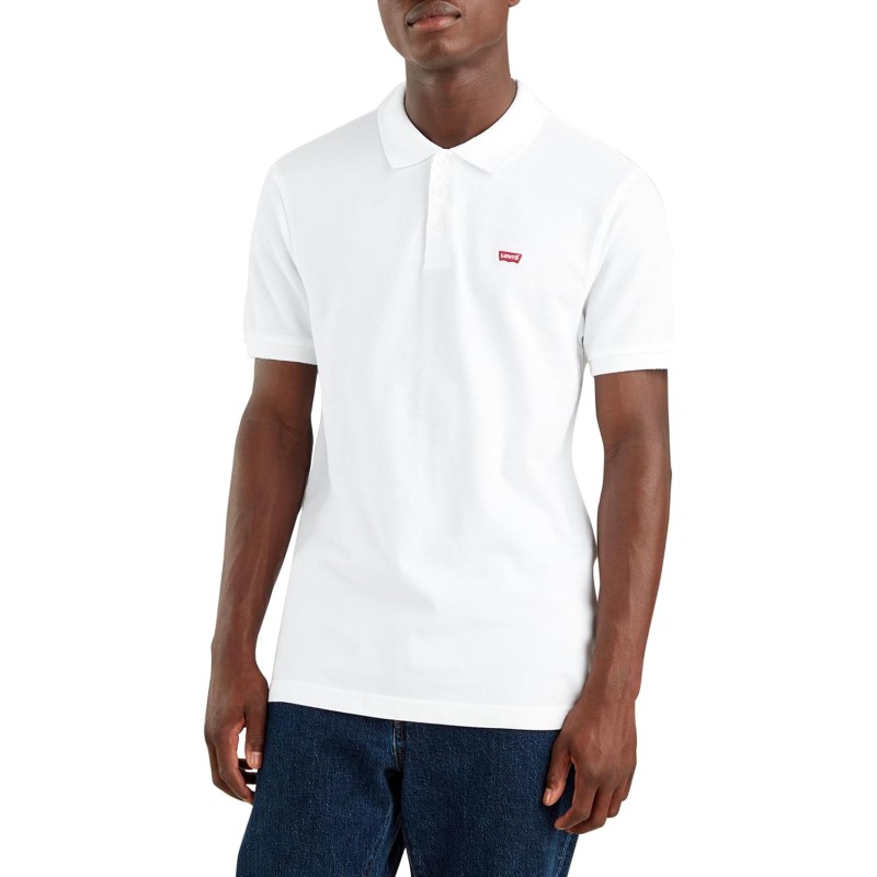Levi's Housemark Polo T-Shirt Uomo - M White + Levi's Housemark Polo T-Shirt Uomo - M White +