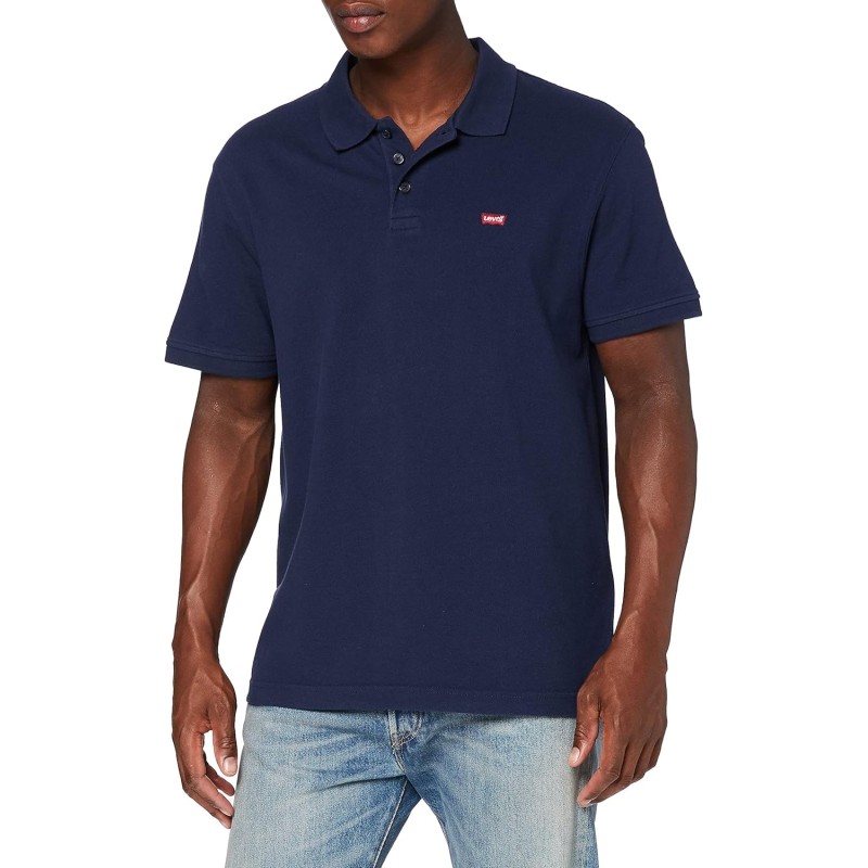 Levi's Housemark Polo T-Shirt Uomo - L Blues Levi's Housemark Polo T-Shirt Uomo - L Blues