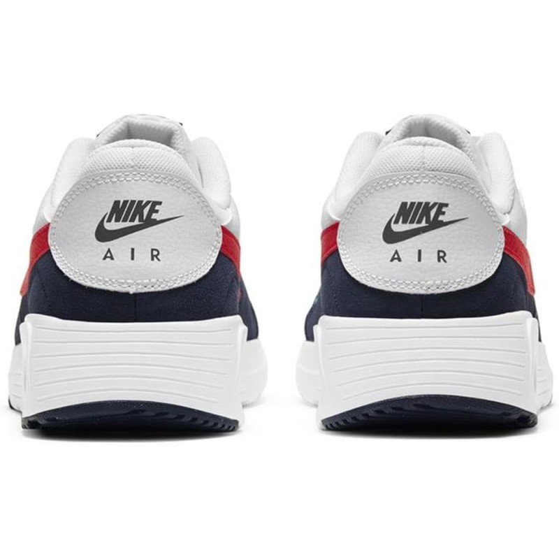 NIKE Air Max Sc Leather, Sneaker Uomo - 39 EU White University Red Obsidian NIKE Air Max Sc Leather, Sneaker Uomo - 39 EU White University Red Obsidian