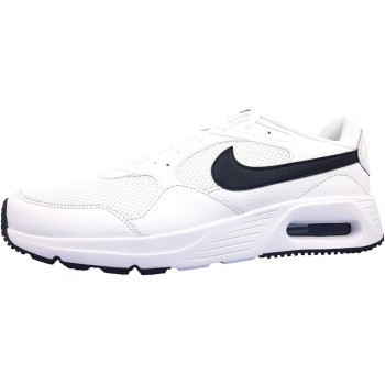 NIKE Air Max Sc Leather, Sneaker Uomo - 43 EU White Black White