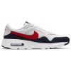 NIKE Air Max Sc Leather, Sneaker Uomo - 39.5 EU White University Red Obsidian NIKE Air Max Sc Leather, Sneaker Uomo - 39.5 EU White University Red Obsidian