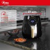 Ardes Eldorada Maxi AR1K33 - Friggitrice ad aria 5 litri - Airfryer con tecnologia Rapid Air - Air fryer 7 in 1, temperatura e timer regolabili, display digitale touch - 5 L Nero