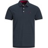 JACK & JONES Polo Plain Shirt Collar Polo - M Navy Blazer/Detail: Tonal/True Red/Slim JACK & JONES Polo Plain Shirt Collar Polo - M Navy Blazer/Detail: Tonal/True Red/Slim