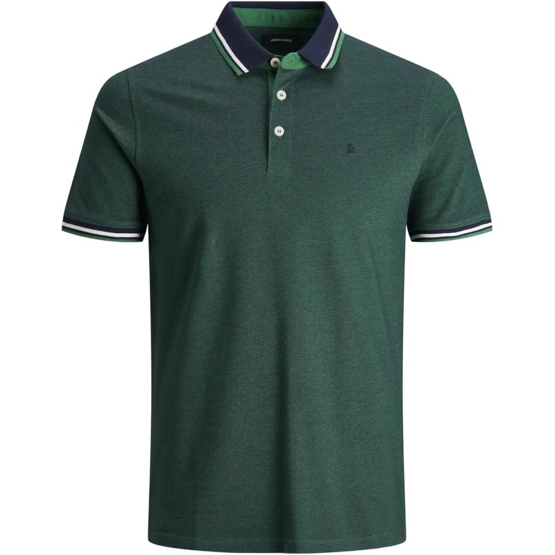JACK & JONES Polo Plain Shirt Collar Polo - L Bianco12136668 JACK & JONES Polo Plain Shirt Collar Polo - L Bianco12136668
