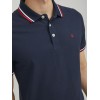 JACK & JONES Polo Plain Shirt Collar Polo - M Marino12136668 JACK & JONES Polo Plain Shirt Collar Polo - M Marino12136668