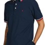 JACK & JONES Polo Plain Shirt Collar Polo - L Navy Blazer