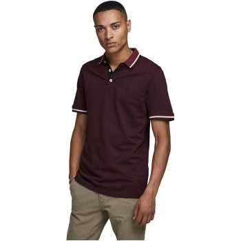 JACK & JONES Polo Plain Shirt Collar Polo - S Port Royale JACK & JONES Polo Plain Shirt Collar Polo - S Port Royale