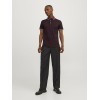 JACK & JONES Polo Plain Shirt Collar Polo - XXL Port Royale/Detail:play 1/Slim Fit JACK & JONES Polo Plain Shirt Collar Polo - XXL Port Royale/Detail:play 1/Slim Fit