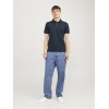 JACK & JONES Polo Plain Shirt Collar Polo - L Navy Blazer/Detail: Tonal/True Red/Slim JACK & JONES Polo Plain Shirt Collar Polo - L Navy Blazer/Detail: Tonal/True Red/Slim