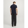 JACK & JONES Polo Plain Shirt Collar Polo - L Marino JACK & JONES Polo Plain Shirt Collar Polo - L Marino