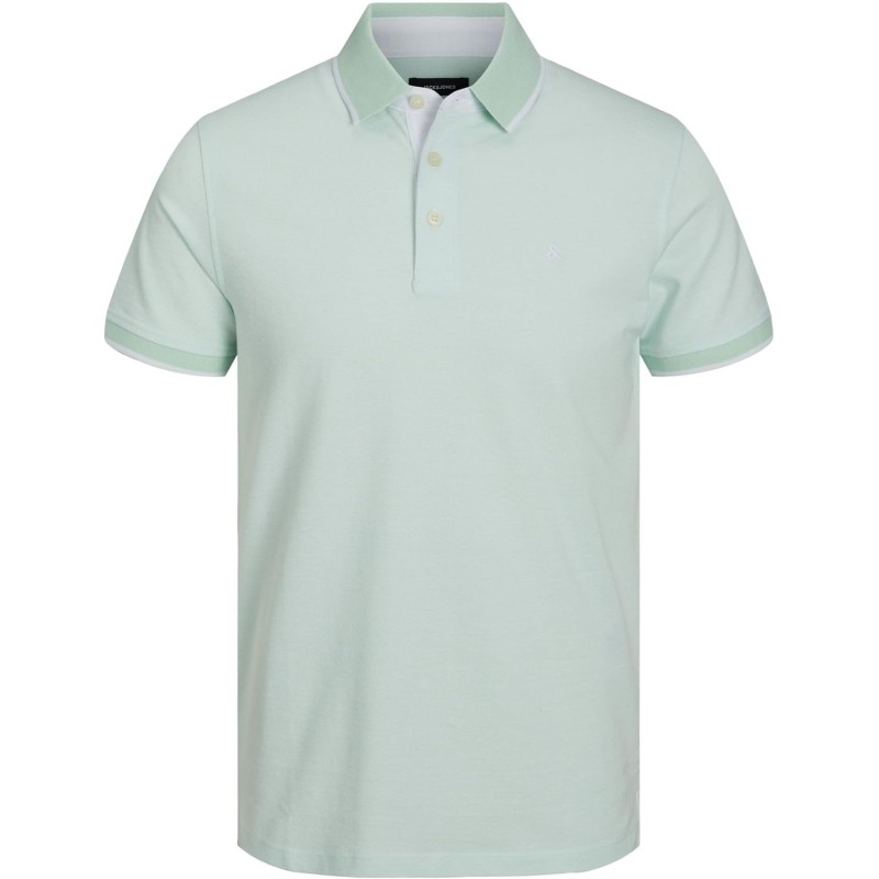 JACK & JONES Polo Plain Shirt Collar Polo - XXL Bianco12136668 JACK & JONES Polo Plain Shirt Collar Polo - XXL Bianco12136668