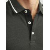JACK & JONES Polo Plain Shirt Collar Polo - L Verde Scuro JACK & JONES Polo Plain Shirt Collar Polo - L Verde Scuro