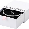 PANDORA Timeless - Bracciale tennis in argento sterling rodiato con pietre di zirconia cubica incolori - 1