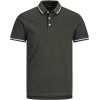 JACK & JONES Polo Plain Shirt Collar Polo - XL Verde Scuro JACK & JONES Polo Plain Shirt Collar Polo - XL Verde Scuro