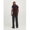 JACK & JONES Polo Plain Shirt Collar Polo - M Port Royale JACK & JONES Polo Plain Shirt Collar Polo - M Port Royale