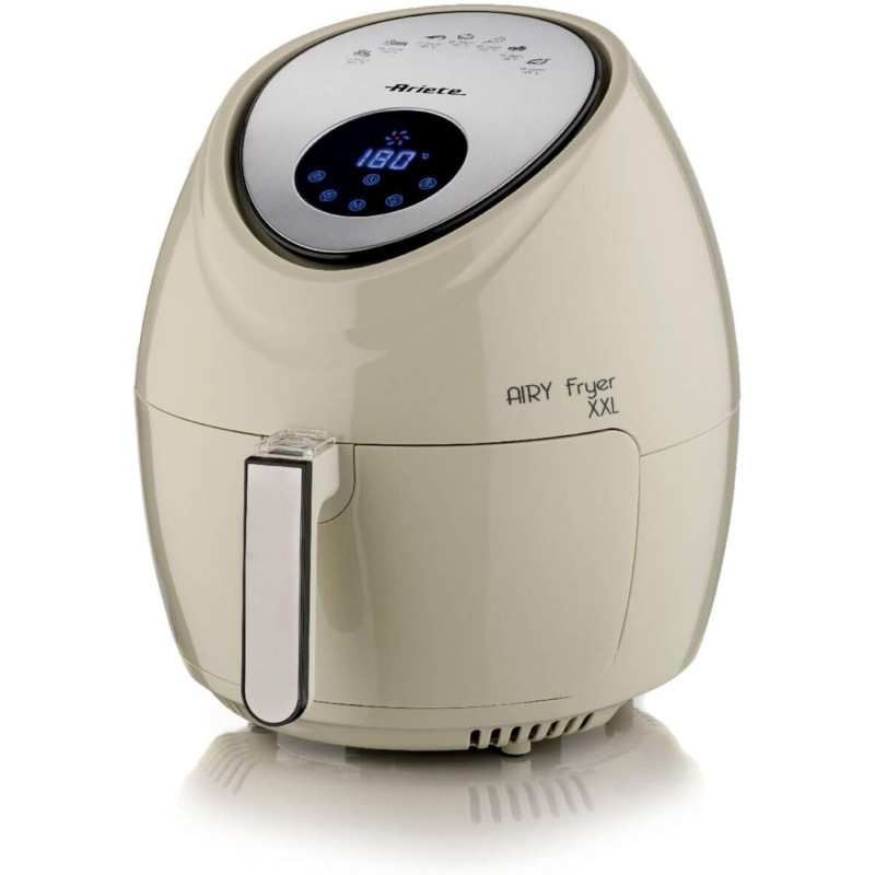 Ariete 4618 Airy Fryer XXL - Friggitrice ad Aria - Frigge 2,5 kg di Patatine Fritte - 7 Litri - Cottura Senza Olio e Grassi - 1800 Watt - Beige Ariete 4618 Airy Fryer XXL - Friggitrice ad Aria - Frigge 2,5 kg di Patatine Fritte - 7 Litri - Cottura Senza Olio e Grassi - 1800 Watt - Beige